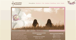 Desktop Screenshot of amazonki.gdansk.pl