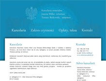 Tablet Screenshot of notariusze.gdansk.pl