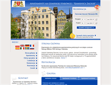 Tablet Screenshot of apartments.gdansk.pl