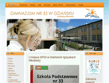 Tablet Screenshot of gim33.gdansk.pl