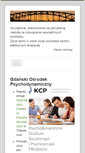 Mobile Screenshot of gop.gdansk.pl
