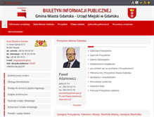 Tablet Screenshot of bip.gdansk.pl